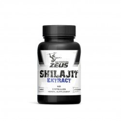 Zeus Nutrition Shilajit Extract Standardized 400 mg 60 Veggie Capsules